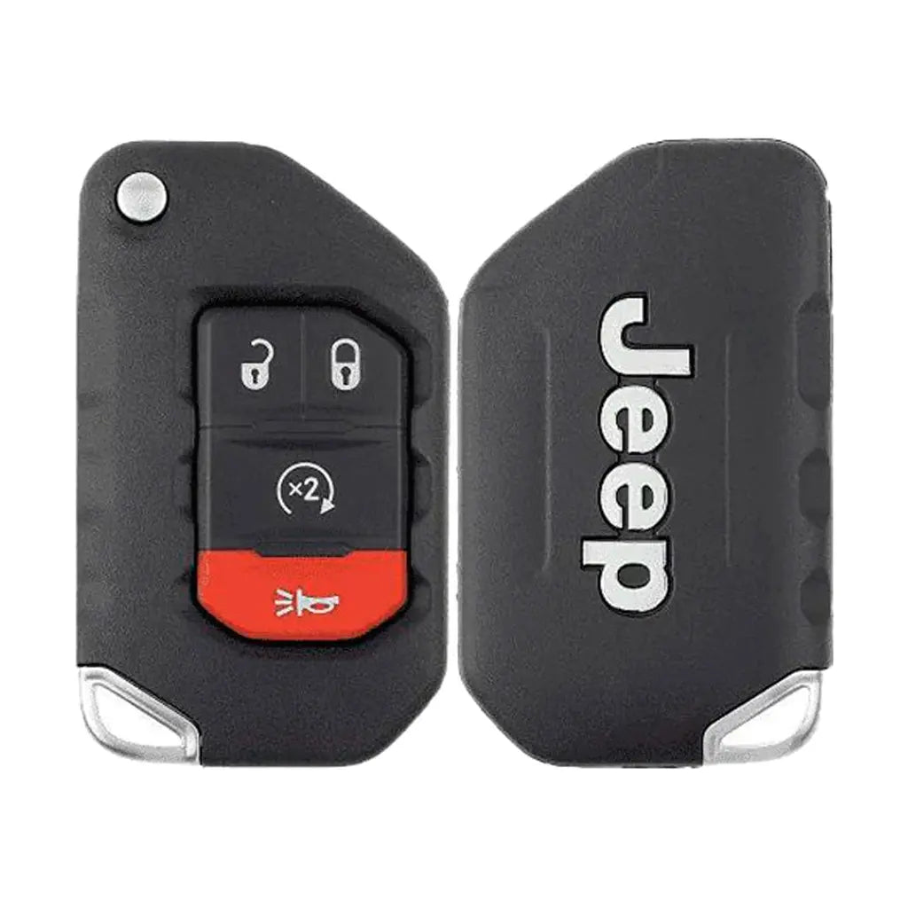 2018-2021 (OEM Refurb) Remote Flip Key Jeep Gladiator / Wrangler | PN: 68416784AA / OHT1130261 2018-2021 (OEM Refurb) Remote Flip Key Jeep Gladiator / Wrangler | PN: 68416784AA / OHT1130261